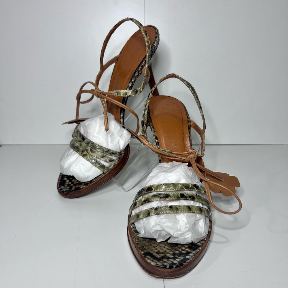Valentino Garavani Python Sandals - image 3
